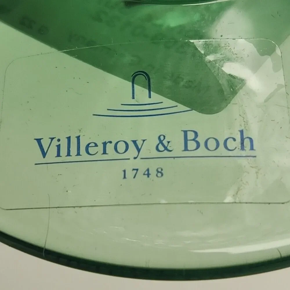 Villeroy & Boch Boston Water Goblet Green Coloured Glass Stemmed NEW